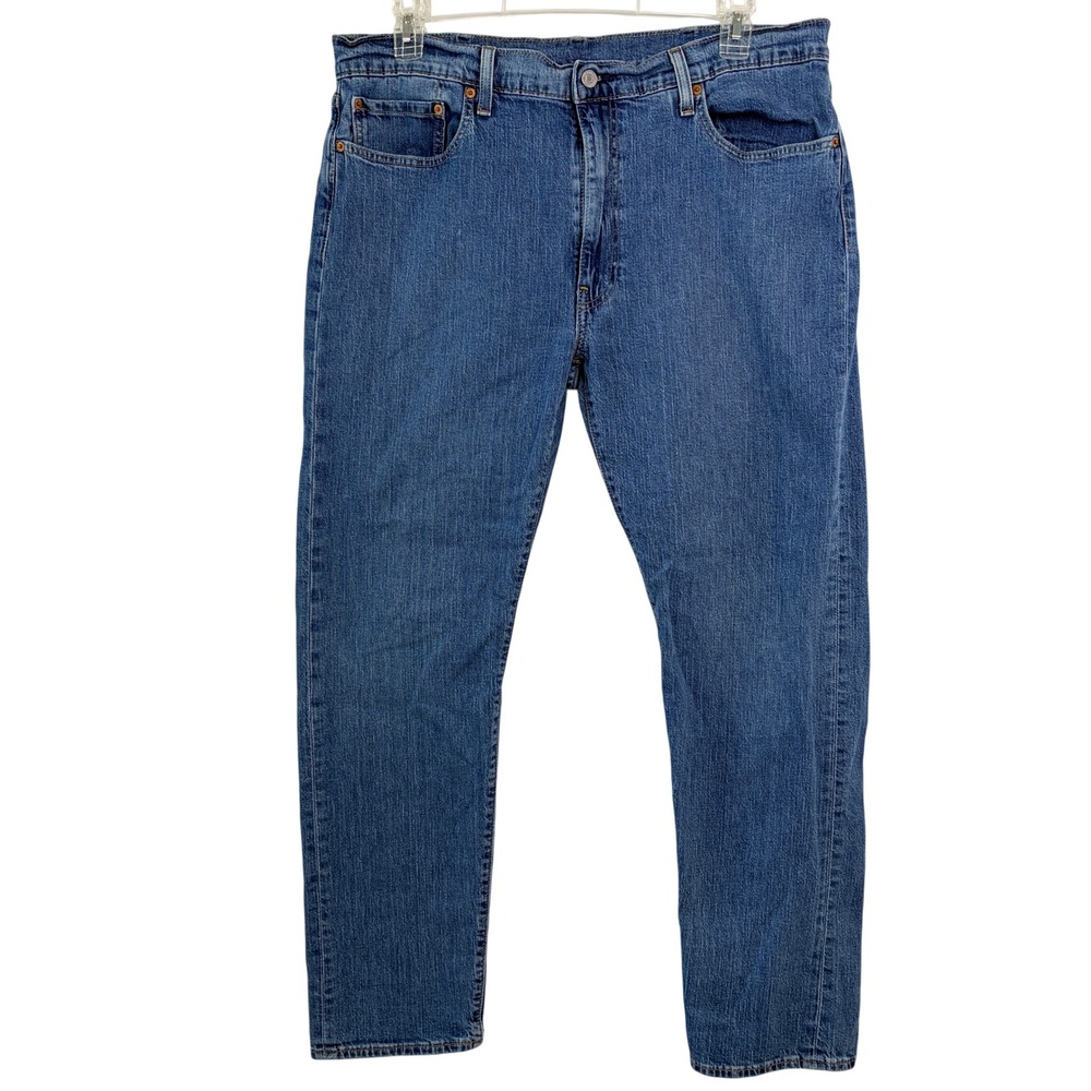 Levi's 505 Straight Fit Med Wash Blue Jeans MENS SIZE 38X34